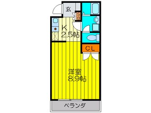 アヴェ－レ金下Ⅰの物件間取画像